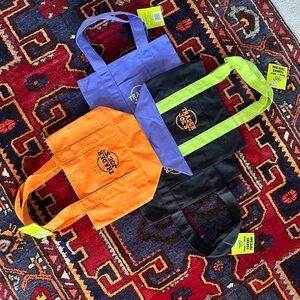 TJ’s Mini Halloween Tote Bag Set - Black, Orange, Purple